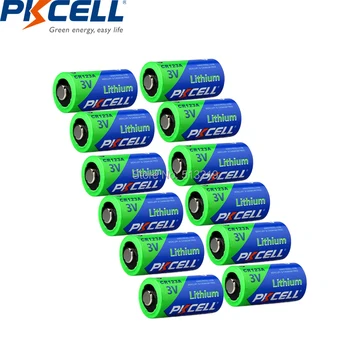 24pcs /kortelės PKCELL 3V CR123A 2/3A CR123A Baterijos CR123 CR 123 CR17335 123A CR17345(CR17335) 16340 3V Ličio Baterija Baterijos