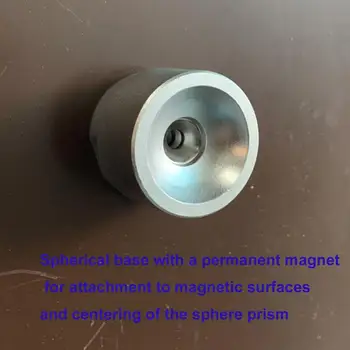 25.4 mm ( 1inch) KAMUOLYS mini prizmės su Magnetinio pagrindo iš viso stotis, sferos