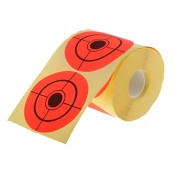 250 vnt Popieriaus Tikslinės Roll Fluorescentinės Oranžinės spalvos 3