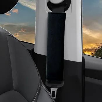 2vnt Automobilių Medvilnės Diržas Pagalvėlės Sėdynės Dirželis per Petį Mygtukai Padengti Ford Focus 2 3 Mondeo 