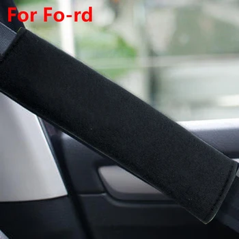 2vnt Automobilių Medvilnės Diržas Pagalvėlės Sėdynės Dirželis per Petį Mygtukai Padengti Ford Focus 2 3 Mondeo 