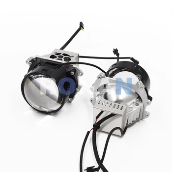 2vnt LHD buil-in vairuotojo Bi-LED projektoriaus objektyvas 6000K už cay stiliaus priekinis žibintas atnaujinti ir retofit