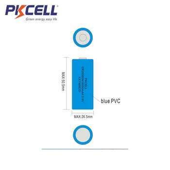2VNT PKCELL ER26500M 26500 Li-SOCl2 ER26500 3,6 V 6500mAh C dydžio baterija ličio pirminės galios tipo baterijas vandens skaitiklis