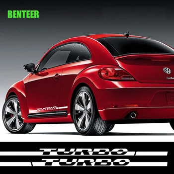 2vnt TURBO automobilio pusėje įstaiga aplinkosaugos ¾enklelis Volkswagen Beetle 2013 iki 2017 m.