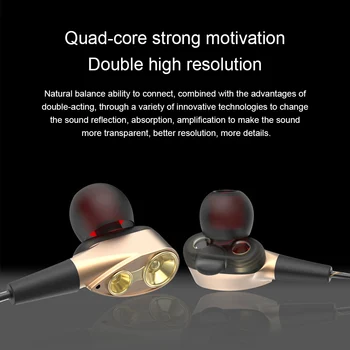 3.5 mm Muzika Dual Ratai Stereo Ausines In-Ear Ausinės Ausinių Bass Ausines Huawei Honor 7A 7C 8C 7X 8X Ausines Su Mic
