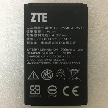 3.7 V, 1000mAh Li3710T42P3h553457 mini Baterija Aukštos Kokybės ZTE Baterija Atsargine Pakeitimo