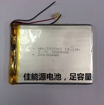 3,7 V ličio polimero baterija 397093 3000MAH HANKOOK tablet akumuliatorius pagamintas Kinijoje Li-ion Ląstelių 23447