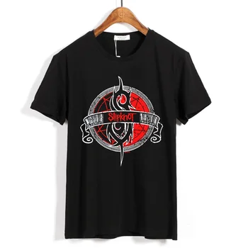 31 dizaino Harajuku 3D Hexagram Demonas Juodosios ožkos Slipknot Roko Prekės marškinėliai Hardrock sunkiųjų Metalų, Medvilnės camiseta Rokeris Tee