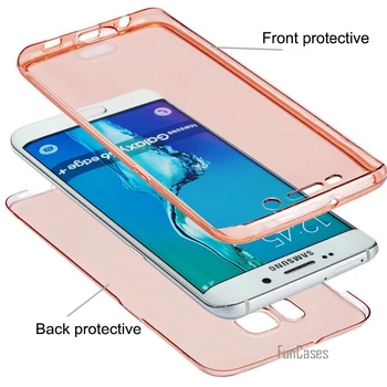 360 Gelio Minkštas Atvejais, Samsung Galaxy M20 M30 M10 M40 Atveju Huawei 30 Lite Telefono dėklas P20 Pro TPU kūno Padengti Rubisafe Apsauga 6114