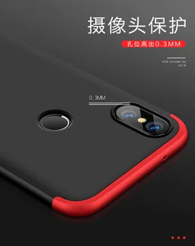 360 Laipsnių Visiškai Padengti Xiaomi Redmi S2 Atveju Sunku 3 in 1 Hibridas Šarvai Telefoną Atveju Xiaomi Redmi S2 5.99