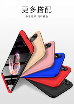 360 Laipsnių Visiškai Padengti Xiaomi Redmi S2 Atveju Sunku 3 in 1 Hibridas Šarvai Telefoną Atveju Xiaomi Redmi S2 5.99