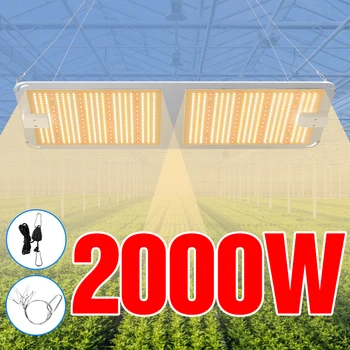 4000W Fito Lempos Kambarinių Augalų Auga LED Panel Šviesos 2000W 1000W Gėlių Auginimo Lempos LED Full spectrum Daigų Fito Šviesos
