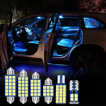 4pcs Klaidų Automobilių, LED Lemputes, Interjero Dome Skaitymo Lempos Kamieno Šviesos Hyundai IX35 2010 2011 2012 2013 Priedai