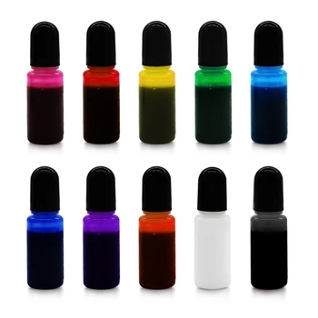 5 Spalvų Epoksidinės Dervos Pigmnet Rinkinys Skaidri Epoksidinė UV Derva, Dažymas, Dažų Pigmentas B36D
