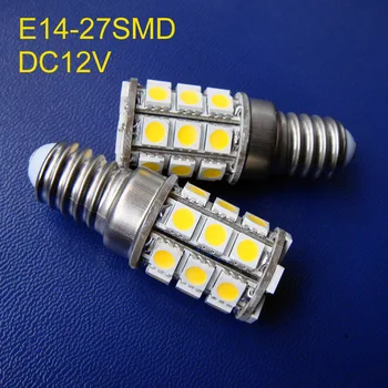 5050 3 žetonų 12V E14 led žibintai,E14 led, 12Vdc lempos ,E14 DC12V led lemputės (nemokamas pristatymas 2vnt/lot)