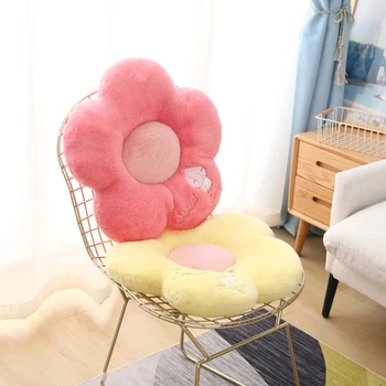 50cm mielas pliušinis gėlių formos pagalvė pagalvėlės sofa atgal pagalvėlės, gėlių pliušiniai žaislai mergina vaikų gimtadienio dovana 4158