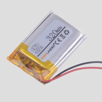 602030 320 mah, 3,7 V ličio-jonų polimerų baterija mini belaidės pelės MP3 grotuvas