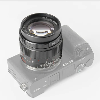 7 amatininkų 7artisans 35mm F0.95 APS-C fotoaparato objektyvas Sony E mount 