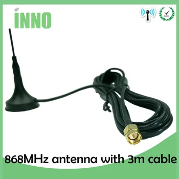 868Mhz Anteną 900 - 1800 Mhz GSM ir 3G 5dbi SMA Male Su 300cm Kabelis 868 mhz, 915 mhz antena Gyvis Antenne bazės magnetinės antenos