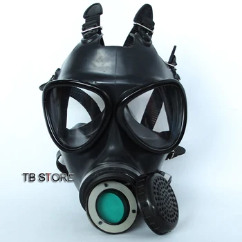 87 tipo dujų Visą kaukė Ne karinių Respiratorius dujokaukę aukštos kokybės gumos Aukštos raiškos saugos kaukė 4 nuodingų dujų filtrai