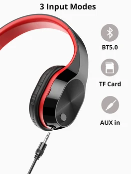 9D Stereo HiFi Ausines Bluetooth V5.0 Ausinės Belaidžio Gamer ausines Vandeniui Sweatproof Triukšmo Panaikinimo Ausinių Su Mikrofonu
