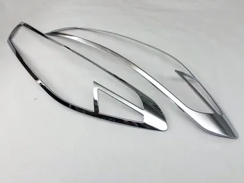 ABS Chrome Priekinis Žibintas Lempos Dangtelio Apdaila Priekinis Žibintas Padengti Hyundai Tucson 2016 2017 2018 Automobilio stiliaus