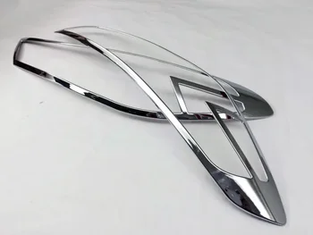 ABS Chrome Priekinis Žibintas Lempos Dangtelio Apdaila Priekinis Žibintas Padengti Hyundai Tucson 2016 2017 2018 Automobilio stiliaus
