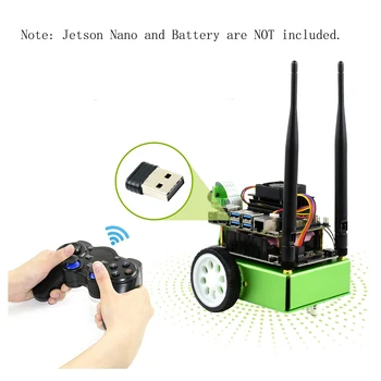 AI Dirbtinis Intelektas JetBot Kamera Smart Automobilių Robotas Robotų Starter Kit 