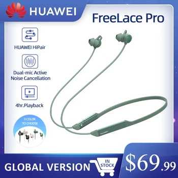 Aktyviojo Triukšmo Šalinimo FreeLace Pro Huawei Belaidžio Ausinės, Originali Dual-Mic 