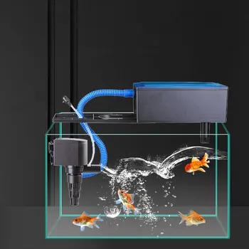 Akvariumas biocheminiai išorės viršutinė filtras filtras + aeracija + vandens cirkuliacijos vandens valymo filtro korpusas