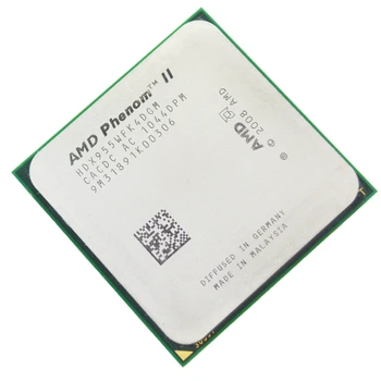 AMD 95W Phenom II X4 955 Procesorius Quad-CORE 3.2 Ghz, 6M Socket am3 938 pin CPU 5908