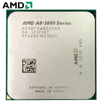 AMD A8-Series A8 3870 A8-3870K A8 3870K 3.0 GHz Quad-Core CPU Procesorius AMD Radeon APU A8 AD3870WNZ43GX Socket FM1