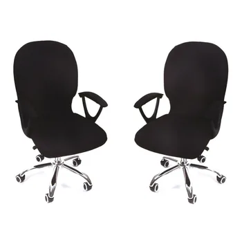 Amellor Biuro Kompiuterio Kėdė Padengti Spandex Dangčiai Kėdės Lycra Kėdė Ruožas Atveju, kad Tilptų biuro Kėdės 5 Spalvų
