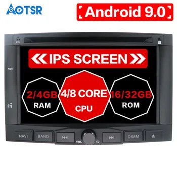 Android 9.0 PX5 32GB Automobilių DVD Grotuvo Citroen Berlingo Peugeot Partner Automobilių Radijas FM su RDS Stereo Glonass Audio Video Multimedijos