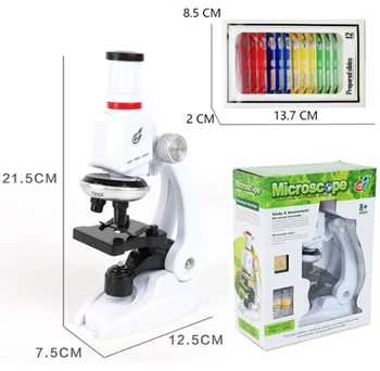 ANENG 1200X Rafinuotas Biologinio Mikroskopo Rinkinys Lab LED Namo Mokykla, Mokslas, Švietimo, Vaikams, Vaikų Lab Optiniai Prietaisai