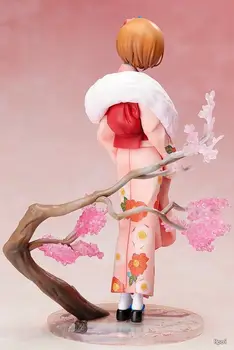 Anime Kimono KAITO & MEIKO Statula Merginos PVC Paveikslas Modelis, Žaislai