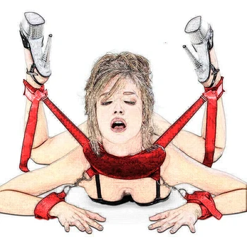 Antrankiai Kulkšnies Rankogaliai BDSM Bondage Tvirtinimo Fetišas Vergas Erotinis Sekso Žaislai Moterims Babydoll Langerie Seksualus Apatiniai, Kostiumai