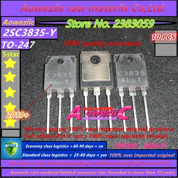 Aoweziic 2019+ naujas importuotų originalus 2SC3835-Y C3835 TO-247 Y failą, purkštukai, specialūs 7A 200V