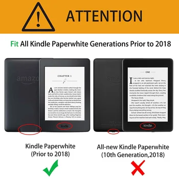 AROITA atveju Kindle Paperwhite 6th gen -2012/2013/& 7th gen 2016/2017 handheld stovi apsauginis dangtelis su sleep/wake 20237