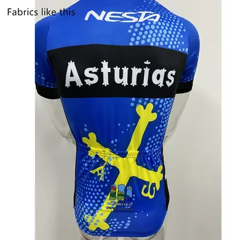 Asturias naujų dviračių džersis tiktų vasaros vyriški trumpomis rankovėmis dviračių džersis rinkiniai wielerkleding trajes ciclismo invierno ciclyng rinkinys