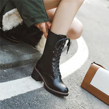 ASUMER 2020 nauja mada batai moterims, nėriniai, suapvalinti tne rudens-žiemos batai paprasta aikštėje kulniukai laisvalaikio bateliai moterys
