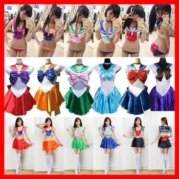 Athemis Anime Sailor Moon Minako Aino / Sailor Venus Cosplay Kostiumų užsakymą pagaminti Aukštos Kokybės Suknelė