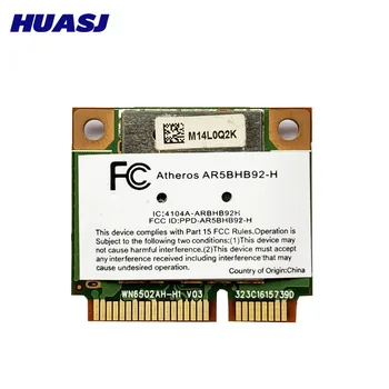 Atheros AR5BHB92-H 300 Mpbs 802.11 a / b / g / n Dual Band 2.4 G / 5G Mini PCIE Wireless N Kortelės AR9280 windows / Mac wifi modu