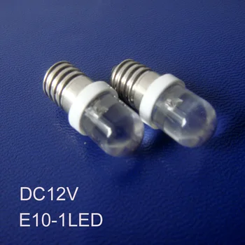 Aukštos kokybės,E10 led signalinė lemputė,12v led E10,E10 lemputės,led E10 lempos,E10 Pilotas lempos,E10 Lemputė 12v,led E10,nemokamas pristatymas 10vnt/daug