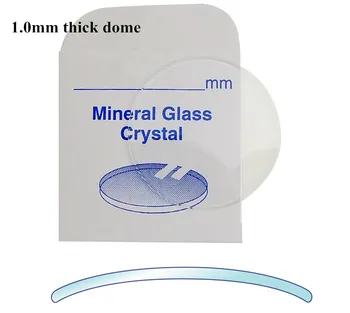 Aukštos Kokybės! Žiūrėti Kristalų kupolo formos Ir Apvalus Mineralinio Stiklo Kristalas 1mm Storio