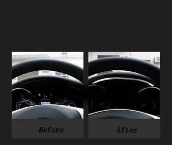 Automobilių nerūdijančio plieno apdaila žiedas galiniu langu Oro kondicionavimo angos Durų Rankena padengti Mercedes Benz C Klasė W205-2017 GLC