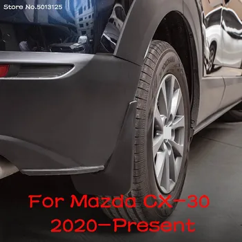 Automobilių Priekiniai Galiniai Mudflaps Sparnas Raketos Purvo Atvartais Purvasargių Splash Apsaugų Mazda CX30 CX-30 2020 2021 Automobilių Reikmenys