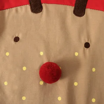 Bamblys Kalėdų Rompers su Skrybėlę Kūdikių Drabužiai Berniukams Mergina Naujagimių ilgomis Rankovėmis Elnias Jumpsuit Sleepwear Šalies Kostiumas 3-24M