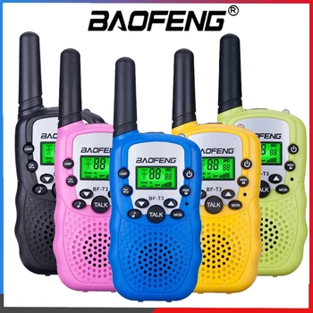 Baofeng BFT3 Walkie Talkie Vaikų Walkie Talkie BF-T3 Mini Dual Radijas, PMR Gimtadienio Dovana (Šeimos) Naudojimas/Kempingas/Naujųjų Metų Dovana