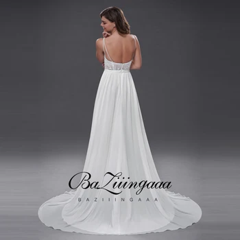 BAZIIINGAAA 2020 Naujas Prabangus Vestuvių Suknelė nėrinių zawalcowany plius dydis vestuvių suknelė priimame individualius